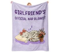 Hakumata Girlfriend Gifts Christmas, Girlfriend Birthday Presents Blanket, for Her, Romantic Gifts for Her, I Love You Gift for Her, Valentine Gift for Her 60"X 50"