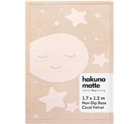 Hakuna Matte Cloud Soft Baby Play Mat 170 x 120 x 2.5 cm Moon & Stars | Rug for Children's Room high-density foam - Crawling Mat Baby with Non-Slip Underside - Crawling Blanket, Children's Rug