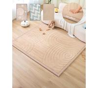 Hakuna Matte Cloud-soft baby play mat 200x150x2.5cm, curved - children's room rug memory foam - baby crawling mat with non-slip underside - children's play mat/tatami mat
