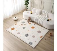 Hakuna Matte Cloud-soft baby play mat 200x150x2.5cm, Planets - children's room rug memory foam - baby crawling mat with non-slip underside - children's play mat/tatami mat
