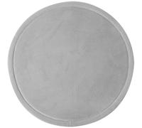 Hakuna Matte Premium Large Coral Velvet Baby Play Mat Ø120 cm, Grey | High-Density high-density foam Area Rug - Stylish Playmat for Floor with Non-Slip Backing for Crawling Soft Play & Tummy Time