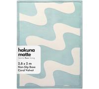 Hakuna Matte Premium Soft Rug & Play Mat, 3D Waves, 280x200x2.5cm | Family Floor Living. OEKO-TEX STANDARD 100 certified. Soft, cushioned comfort. High-density foam. Easy care. Play and relax