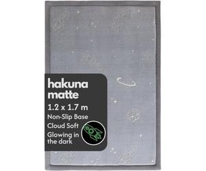 Hakuna Matte Premium Soft Rug & Play Mat, Glowing in the Dark 170x120x2.5cm | Family Floor Living. OEKO-TEX STANDARD 100 certified. Soft, cushioned comfort. High-density foam. Easy care. Play and relax