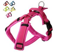 【Hakusan】 Zero Harness Mesh Series,Dog Harness, Padded, Adjustable,No Pull Design, Safety,Japanese Brand,Small Dog,Medium Dog, (Mesh/Pink×Pink, XS)