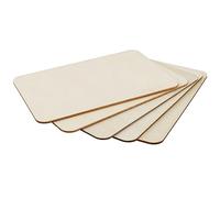 HAKZEON 50 PCS 100 x 150 x 2.5 mm Balsa Wood Sheets, Unfinished A6 Basswood Sheets, Thin Plywood Board Rectangle Wood Pieces Wooden Rectangles for DIY Painting, Art and Crafts, Home Decor