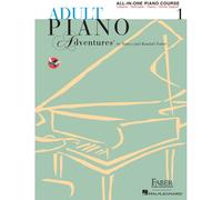 Hal Leonard Adult Piano Adventures All-In-One Book 1 Spiral Bound with Online Audio
