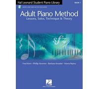 Hal Leonard Adult Piano Method Book 1 : Uk Edition - Lessons, Solos, Technique and Theory