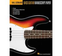 Hal Leonard Bass Guitar Manuscript Paper