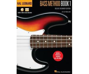 Hal Leonard Bass Method Book 1: Deluxe Beginner Edition Audio & Video Access Inc