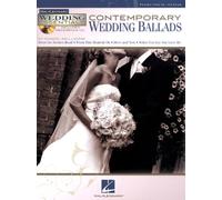 Hal Leonard Contemporary Wedding Ballads - Wedding Essentials Series (Book/CD) arranged for piano, vocal, and guitar (P/V/G)