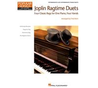 Hal Leonard Student Piano Library Joplin Ragtime Duets 1Pf4Hands Book (Popular Songs: Hal Leonard Student Piano Library): Four Classic Rags for One Piano, Four Hands