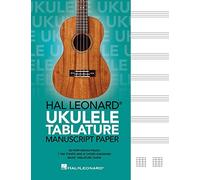 Hal Leonard Ukulele Tablature Manuscript Paper