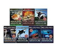 Hal & Roger Hunt Adventures Book Series Books 1 - 7 Collection Set by Willard Price (Amazon Adventure, South Sea, Underwater, Volcano, Whale, African & Elephant) - Willard Price