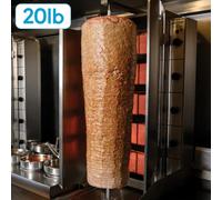 Halal All Lamb Doner Kebab (20 lb) 1 x 9.07kg