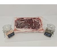 Halal Australian Wagyu Sirloin Steak 500g - F1 Grade Premium Beef | Includes Wagyu Pepper & Himalayan Salt | Tender, Juicy and Richly Marbled |Gourmet Meal