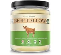Halal Beef Tallow From Grass Fed British Cows | Food & Skin Grade | Suet | Beef Dripping | Premium Quality | Keto | Gluten Free | 300g Glass Jar