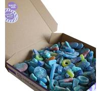 Halal Blue Fizzy Sweet Selection 400g-2kg | Sour Blue Raspberry Pick n Mix Candy | Party & Gift Box Treats by Sugar Rush Sweeties