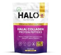 Halal Collagen Powder 250g Unflavoured, Marine PeptidesHydrolysed Collagen Protein Type I & III for Hair, Skin, Nails & Joint Support, Premium Marine Collagen Supplement for Women & Men UK Made