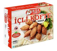 Halal Ikra İçli Köfte 12 Pieces 600g x 3 Packs | Authentic Turkish Stuffed Meatballs | Ready to Cook | Crispy Outside, Juicy Inside | Premium Halal Certified