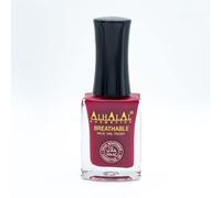 Halal Nail Polish - Nail Varnish Polish Soak Off Gel Nail Paint Art Polish - Water Permeable Red White Nail Enamel- Glossy Halal Gel Nail Polish Vegan and Cruelty-Free (Red)