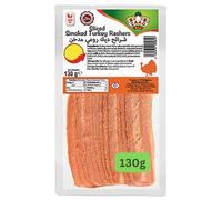 Halal Smoked Turkey Rashers PMP Price Marked (130g)