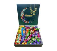 Halal Sweets Great For Eid Mubarak Packaged In Luxury Ramadan Mubarak Gift Box | Halal Gift Suitable for Family, Friends & Celebrations
