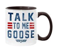HALAMYZZ Top Gun Talk To Me Goose Bold Text Stack Acent Coffee Mug 11oz…