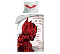 Halantex Batman Bed Linen, 140 x 200 cm + 70 x 90 cm, 100% Cotton