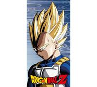 Halantex Dragon Ball Z - Vegeta Super Saiyan - Beach Bath Towel - 100% Cotton - Size 70 x 140 cm, DB-1520T