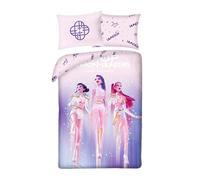 Halantex K-Pop Demon Hunters Huntrix Duvet Set, Single, Pink/Purple