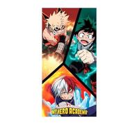 Halantex - MHA-5304T - My Hero Academia 3 Personajes Toalla Playa Baño Original oficial - Multicolour - 70 x 140 cm