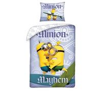Halantex Minions Despicable Me Duvet Cover 140 x 200 cm with Pillowcase 70 x 90 cm 100% Cotton Multicoloured