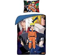 Halantex Naruto BED_LINEN_SET, Cotton, Single, 140 x 200 cm Duvet Cover & 70 x 90 cm Pillowcase