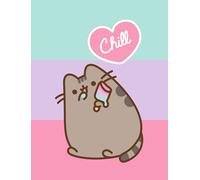 Halantex Pusheen The Cat Chill Cat Fleece Blanket - 100% Polyester - Size 130 x 170 cm - Multicoloured