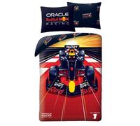 Halantex Red Bull Racing Reversible Bedding Set, 100% Cotton, Duvet Cover 140 x 200 cm + Pillowcase