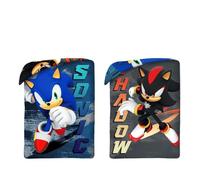 Halantex Sonic the Hedgehog Single Duvet Cover Set - Reversible Super Soft Microfibre Bedding for Kids | Sonic & Shadow Design | Official Gaming Bedroom Decor (Single)