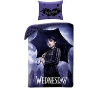 Halantex WEDNESDAY Rainy Day Duvet Cover 140 x 200 cm with Pillowcase 70 x 90 cm - 100% Polyester - Multi-Coloured