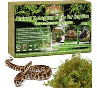 Halatool 270g Natural Sphagnum Moss for Reptiles,Terrariums Humidity Moss for Reptiles & Amphibians Including Snakes, Gecko, Turtles, Frogs, Leopard