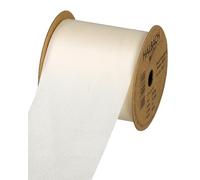 Halbach Seidenbänder Cream Silk Look Gift Ribbon, 70 mm x 70 mm, Wedding Occasion
