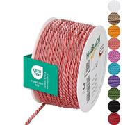 Halbach Seidenbänder Premium Cord (Flamingo) | Width 4 mm Length 25 m | Made in Germany & Oeko-Tex Certified | Shiny Satin Cord Made of Acetate