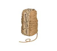 Halbach Silk Ribbons Recycled Cotton Cord Width 5 mm Length 80 m Sustainable Cotton Yarn for Macrame or DIY Crafts Colour: Grey Beige