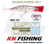 HALCO ROOSTA Popper 105 Hard Lures Boat Fishing Tuna Amberjack 105mm 30gr