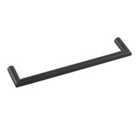 HALCÖ Davos 0119.159.00.0.17 Furniture Handle Rounded Length 160 mm Width 170 mm Oiled Black Steel Silver