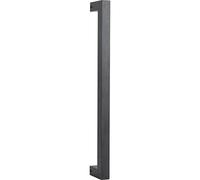 HALCÖ Door Handle Length 500 mm Bar Handle for Wooden and Glass Doors Oiled Black Steel
