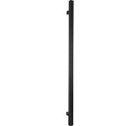 HALCÖ HT Door Handle Length 500 mm Bar Handle for Wooden and Glass Doors Galvanised Steel Black Passivated