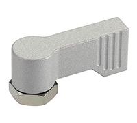 HALDER 24101.0231 Twist Latch, Silver, d1=17 mm
