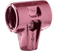 Halder 3011040 40 mm 3011 EH Stainless Steel Soft-Face Mallet Housing - Multi-Colour