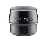 Halder 3202060 60 mm EH 3202 Rubber "Simlpex" Soft-Face Mallet Head - Multi-Colour