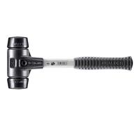 Halder 3702050 "Simplex" Rubber Soft-Face Mallet with Fibre-Glass Handle, Multi-Colour, 50 mm