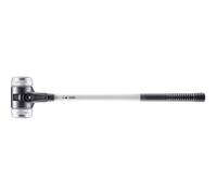 Halder 3709.081 Simplex Reinforced Steel Cast Housing and Sledge Hammer Fibreglass Handle/Diameter 80/Handle 700 mm Soft Metal